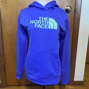 GUC The North Face Purple and Blue Fleece-Lined Athletic Hoodie Women's M